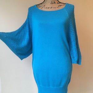 Venus Turquoise Tunic Top Small